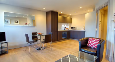 living space at Richmond apartment