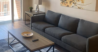 Living area - 1 bed apartment