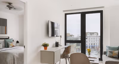 living space at Queen Square Apartment Brighton