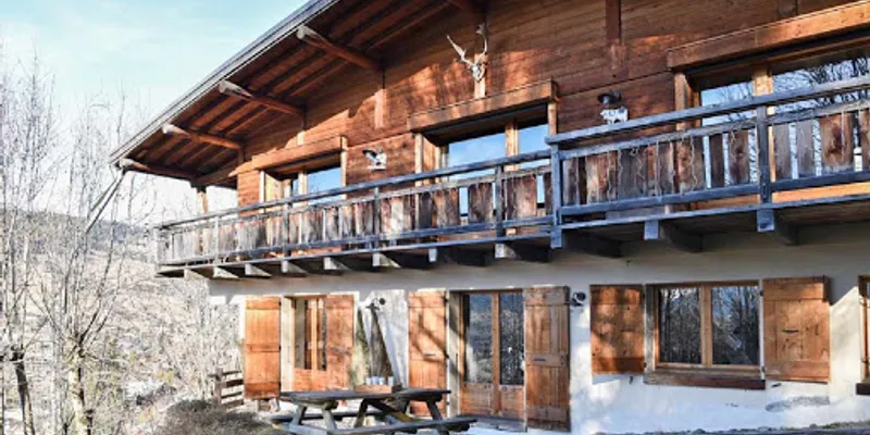 Classical Savoy Chalet in the French Alps