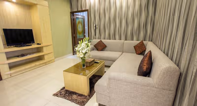 Comfy living area at Baridhara Diplomatic Zone I