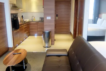 living space at Clarendon Road serviced apartments, Watford