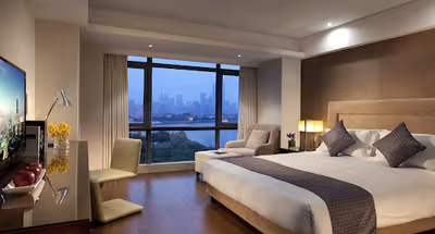 Bedroom at Somerset Riviera Guangzhou