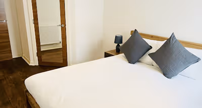 Walk-in closet at Stanmore Place 1 Bedroom Apartments