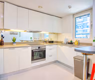 Kitchen at Hayes apartment