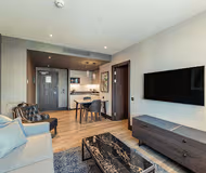 Living area - 1 bed apartment