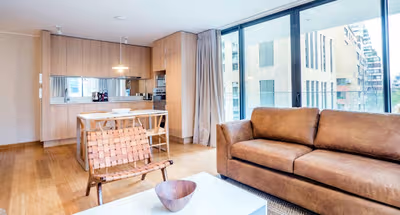 Living area at Malaga Plus
