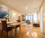 Dining space at Ascott Guangzhou