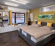 The bed room from the GALLERY SUITE