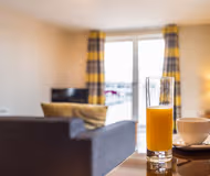 Comfy sofa and flatscreen TV at Upper Dean Street Birmingham - Birmingham