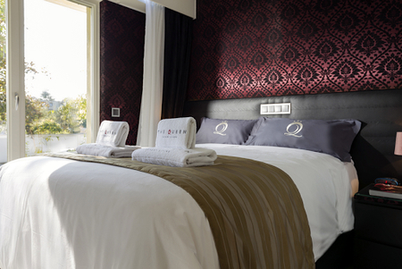 Luxury bedroom at Villa Canterbury