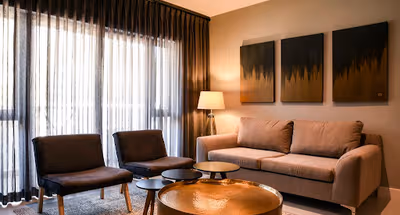 living space at Sutherland Street Apartments