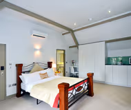 Luxury bedroom at Pemberton Gardens Apartments near Archway