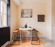 Dining space at Short Term Rentals apartment