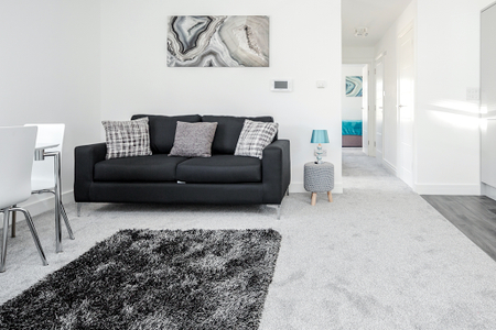 living space at Elthorne Luxury Apartments