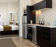 Full kitchen at Quest Hamilton