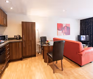 Luxury kitchen at Apartments on Commercial Street near British School