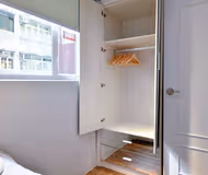 Walk-in closet at 1 bedroom apartment