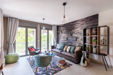 Harav Kook Street living room