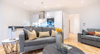 Living room at City View Point