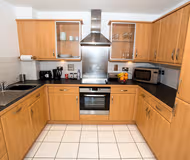 Equipped Kitchen at Riverside House Apartments in Reading