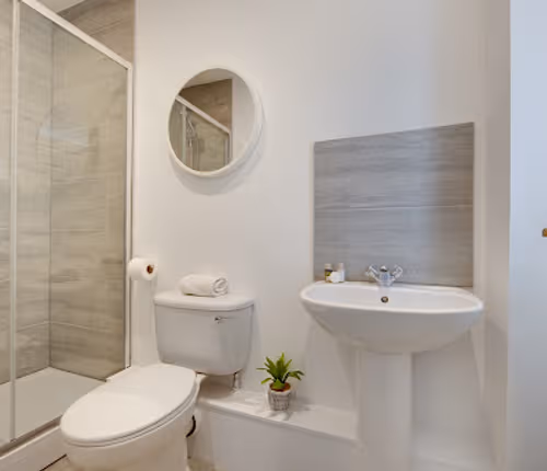 Bathroom at Grebe House