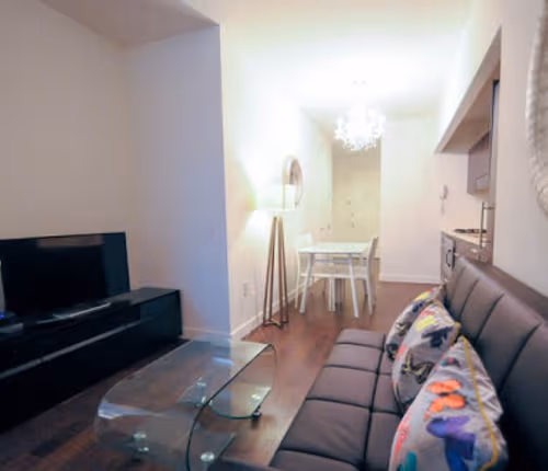 Bedroom at Wall Street 2 Bed Furnished Apartment, Financial district