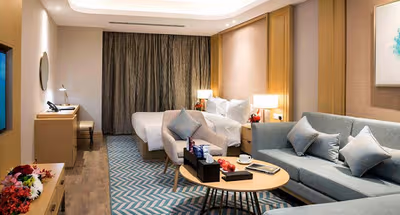 living space at Olaya Street Residences