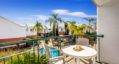 Comfy living area at Quest South Perth Foreshore