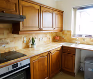 Fully equipped kitchen at Parkgate Apartments in Burnham Slough
