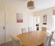 Dining area at Stylish Modern House