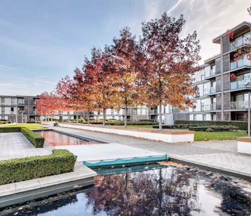 Exterior of Vizion Apartments in MK