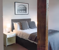 Bedroom at Newcastle upon Tyne apartment