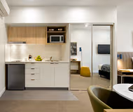 Stunning living area in Quest Griffith