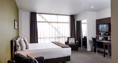 living space at Quest Rotorua Central