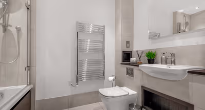 Bathroom at Hackney Wick Serviced Apartments by MySquare