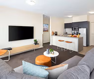 Stunning living area in Quest Geelong