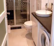 Luxury bedroom at Canal St Martin Serviced Apartment, Bastille