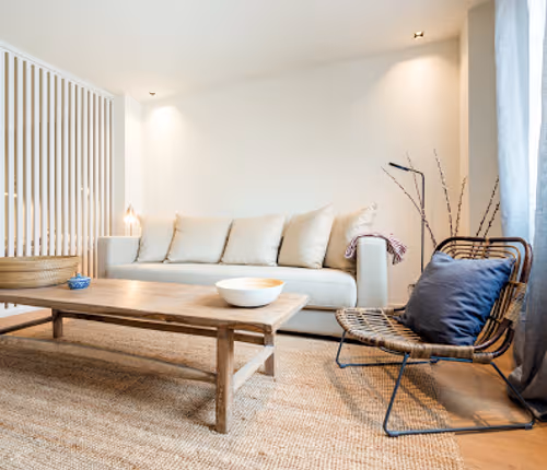 Living area at The Double Loft
