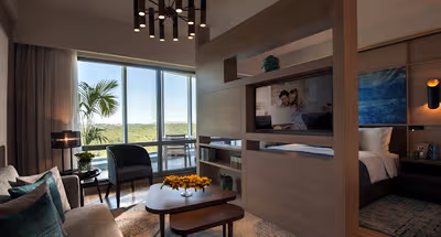 Living room at Somerset Maslak Istanbul