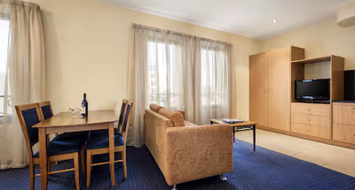 Stunning living area in Quest Savoy