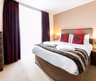 Luxury bedroom at Apartments on Commercial Street near British School