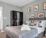 Bedroom at Hackney Wick Serviced Apartments by MySquare