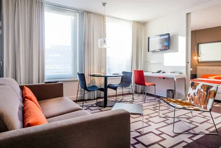 Living room at Hipark by Adagio Grenoble