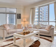 Simplistic living room in Torch Tower Serviced Apartments, Dubai Marina