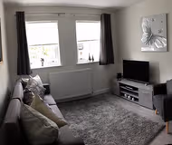 Living area at Derbyshire House