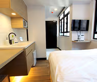 Luxury studio apartment at Jaffe Road Serviced Apartments, Wan Chai