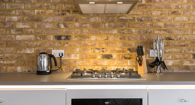 Luxury kitchen at Rathbone Pl