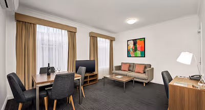 Stunning living area in Quest Dandenong