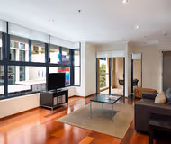 Stunning living area in Quest River Park Central